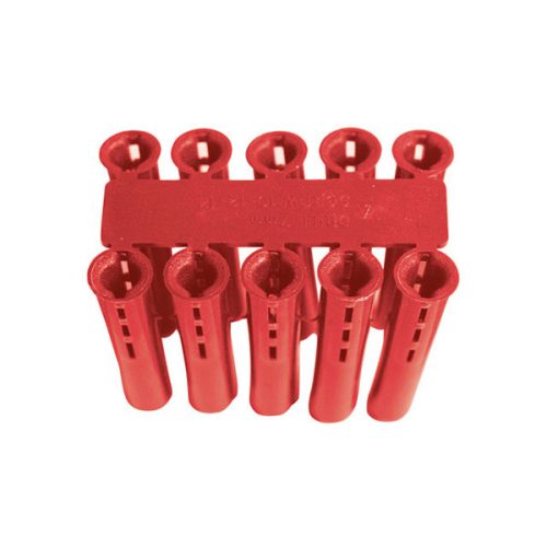Wall Plugs Red (Box of 100)